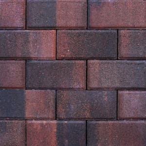 Брусчатка Квадриум Прямоугольник Color mix Клинкер 60