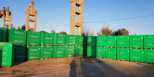 Газобетонные U-блоки (П-блоки) ВКБлок 500х250х250, D500